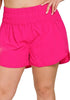 Pretty Comfy Fuchsia Plus Size Women's Shorts -----------Sale