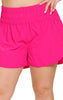 Pretty Comfy Fuchsia Plus Size Women's Shorts -----------Sale