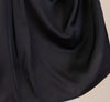 16-26 size - BLACK SATIN COMFY OVERSIZED TUNIC -------SIZE