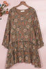 BELIEVE IN THIS LOVE FLORAL DRESS IN MOCHA