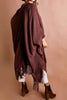 ENJOY THE JOURNEY BOHO KIMONO IN BROWN