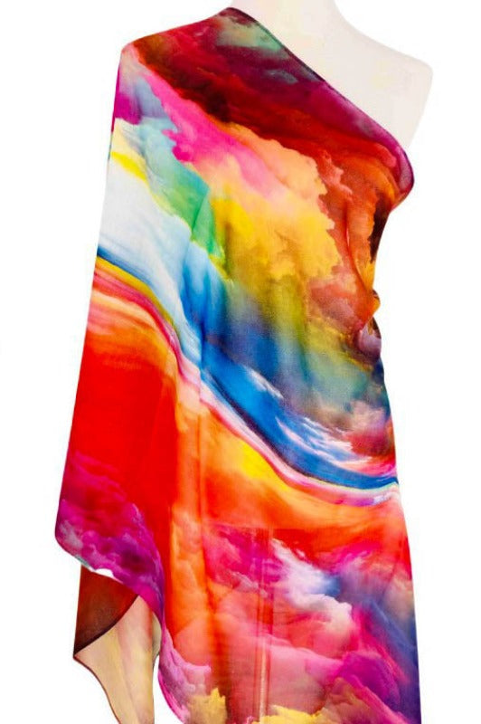 Oasis Desert Tie Dye Lightweight Scarf