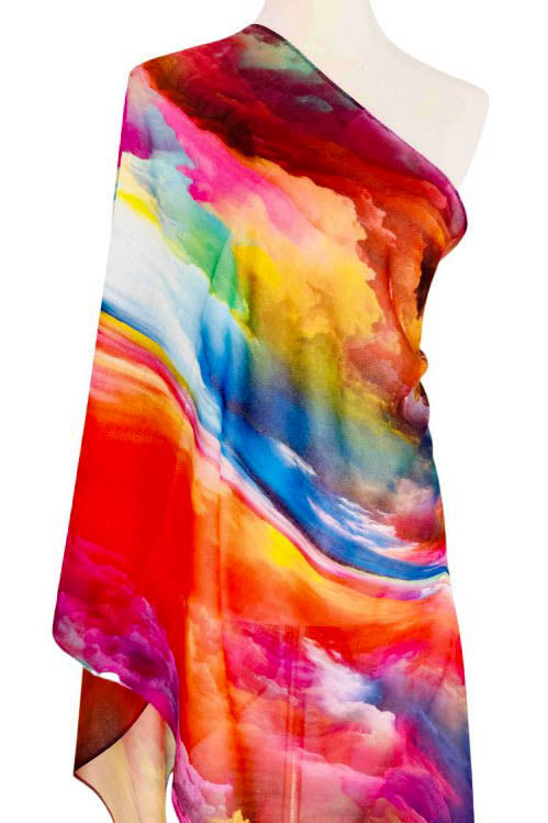 Oasis Desert Tie Dye Lightweight Scarf