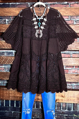 THE SOUL BOHO MAXI KIMONO IN TURQUOISE & MULTI-COLOR