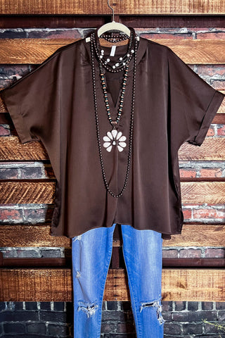 FOREVER PERFECTLY SIMPLE & OVERSIZED T-TUNIC IN ASH OLIVE