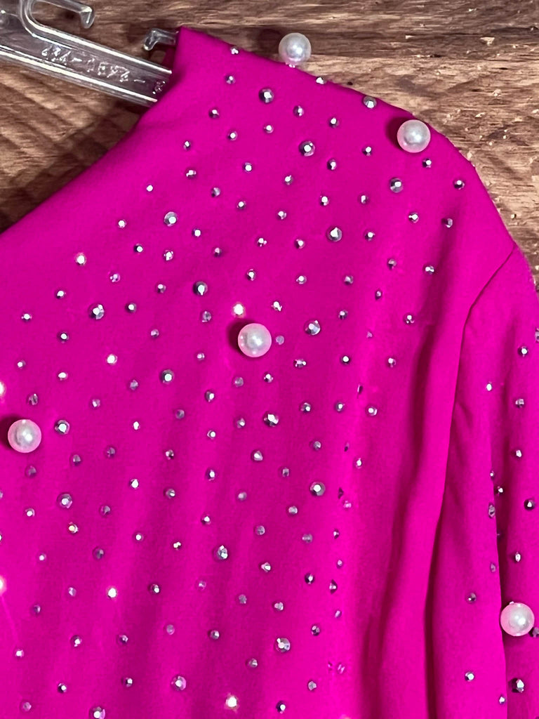 Elegantly Enchanted Fuchsia Embellished Tunic