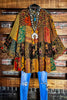 Patchwork Enchantment Beauty Multi-Color Tunic