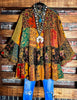 Patchwork Enchantment Beauty Multi-Color Tunic