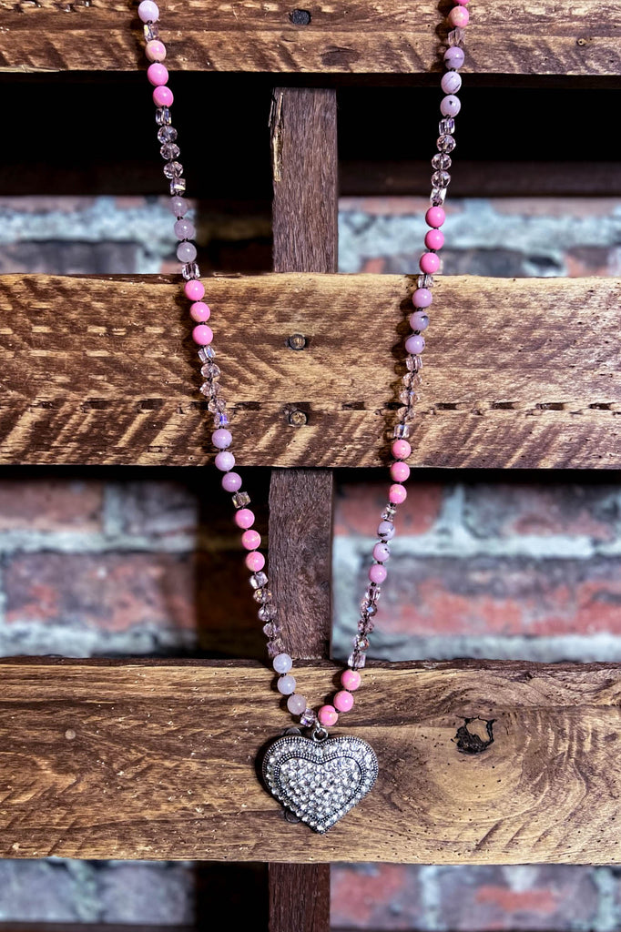 My Inner Peace Crystal Heart Necklace