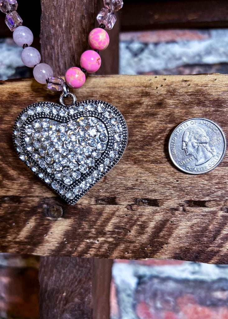 My Inner Peace Crystal Heart Necklace