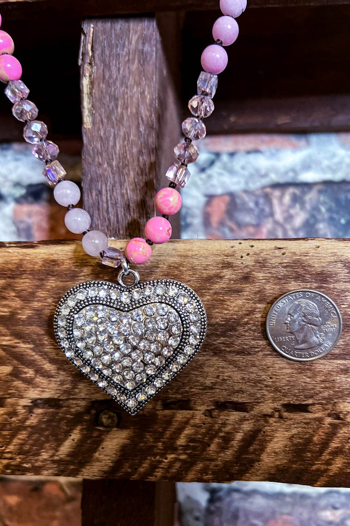 My Inner Peace Crystal Heart Necklace