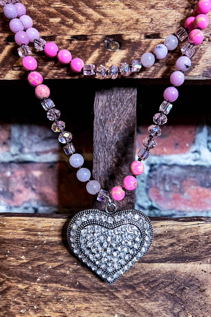 My Inner Peace Crystal Heart Necklace