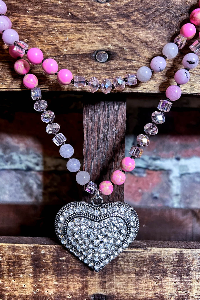 My Inner Peace Crystal Heart Necklace