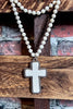 MYSTIC CROSS NECKLACE IN IVORY