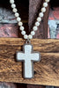 MYSTIC CROSS NECKLACE IN IVORY