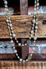 Glamorous Harmony Pearl & Flower Long Necklace