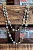 Glamorous Harmony Pearl & Flower Long Necklace