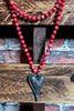 LOVING HEART NECKLACE IN RED