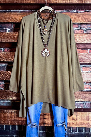 Sunrise Over The Canyon Boho Comfy Tunic in Rust