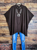 Ready for The Day Pretty Comfy Oversized Tunic in Brown