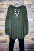 BELONG WITH ME OLIVE TUNIC SWEATER