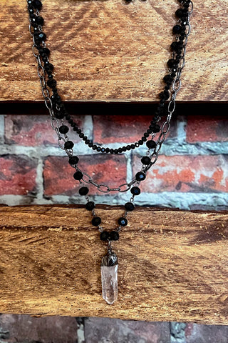 WESTERN  RUSTIC CROSS NECKLACE