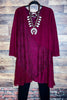 I'M ETERNALLY YOURS BURGUNDY LACE EMBELLISHED DRESS TUNIC