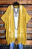 A FABULOUS HEART MUSTARD LACE DUSTER CARDIGAN