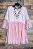 AS CUTE AS THEY COME EMBELLISHED PEACH TUNIC