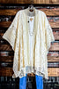 THE SOUNDS OF LOVE CROCHET LACE KIMONO IVORY