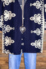 Pretty in Paradise Navy and White Tunic