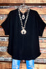 CITY CLASSIC PERFECT BLACK OVERSIZED TUNIC