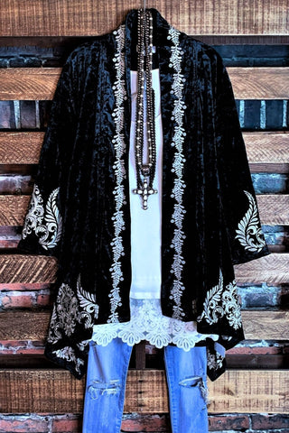 SUNSET CHASER BOHO SWING OVERSIZED TUNIC IN BEIGE & NAVY