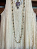 LOST IN LOVE VINTAGE BEIGE LACE TUNIC