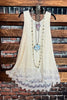 LOST IN LOVE VINTAGE BEIGE LACE TUNIC