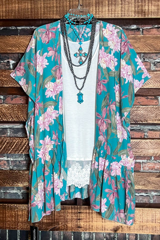 Soul Blossom Mint Kimono Floral – Life is Chic Boutique