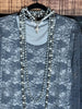 12-26 Size -Pure Enchantment Gray Tones  Lace Dress-------Sale