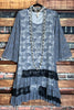 12-26 Size -Pure Enchantment Gray Tones  Lace Dress-------Sale