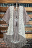 ORIGINAL BEAUTY BOHEMIAN CROCHET FRINGE VEST IN NATURAL