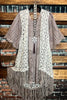 ORIGINAL BEAUTY BOHEMIAN CROCHET FRINGE VEST IN NATURAL