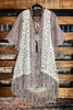 ORIGINAL BEAUTY BOHEMIAN CROCHET FRINGE VEST IN NATURAL