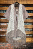 ORIGINAL BEAUTY BOHEMIAN CROCHET FRINGE VEST IN NATURAL