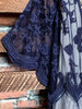 WON MY HEART NAVY BLUE LACE EMBROIDERED CARDIGAN