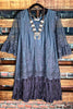 ADMIRE YOUR BEAUTY EMBROIDERED LACE DRESS IN DARK GRAY