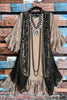 BEAUTIFUL LIKE ANGEL BROWN LACE & CROCHET VEST