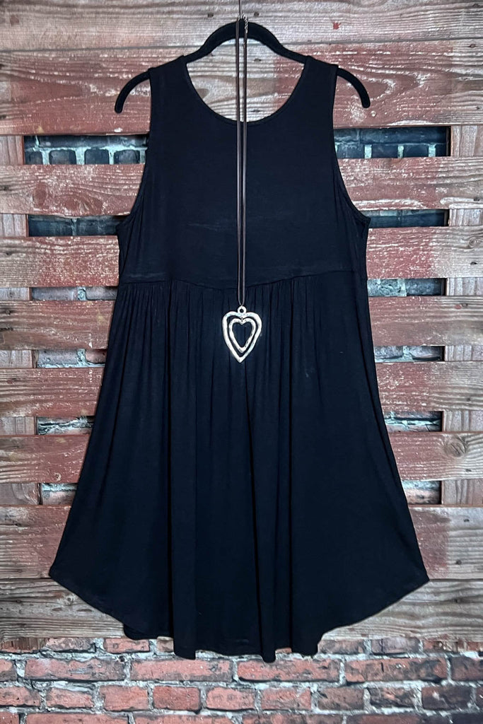 WEEKEND GETAWAY CASUAL DRESS BLACK