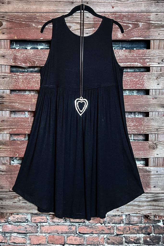 WEEKEND GETAWAY CASUAL DRESS BLACK