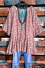 Comfy Style Boho Swing Comfy Tunic in Taupe