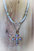 Fab Vintage Inspired Crystal Cross Necklace