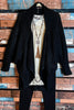 COZY CHARM TO GO IN STYLE CARDIGAN IN BLACK